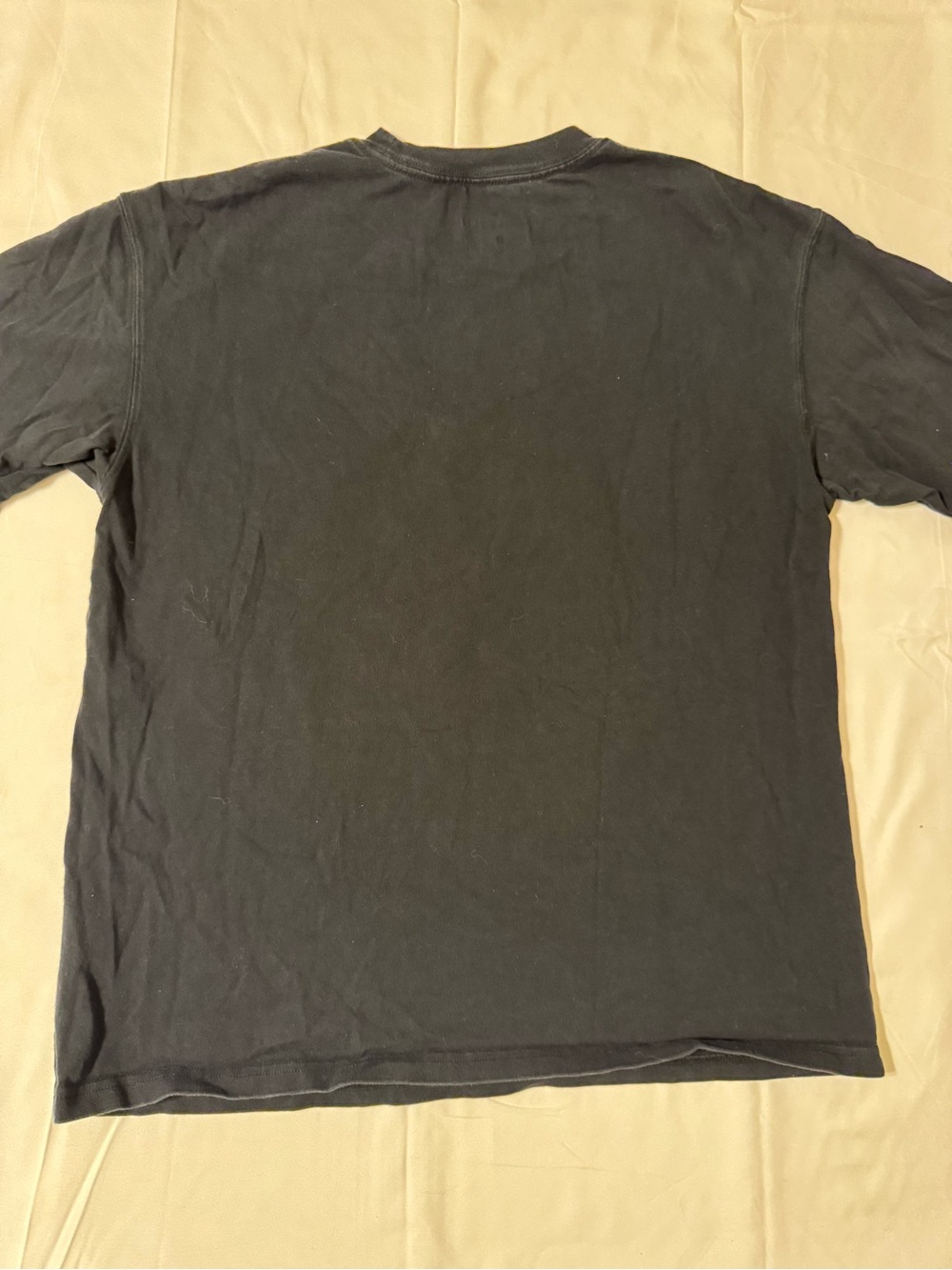 Vintage Nike Black Graphic Wolf Short-Sleeve Tee with Night Sky Print Medium - Picture 5 of 7